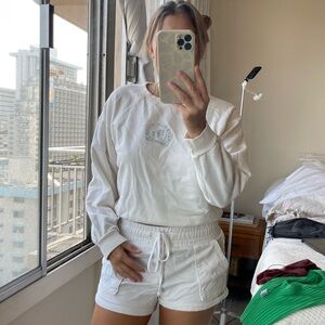 Forever 21 Cream Knit Top